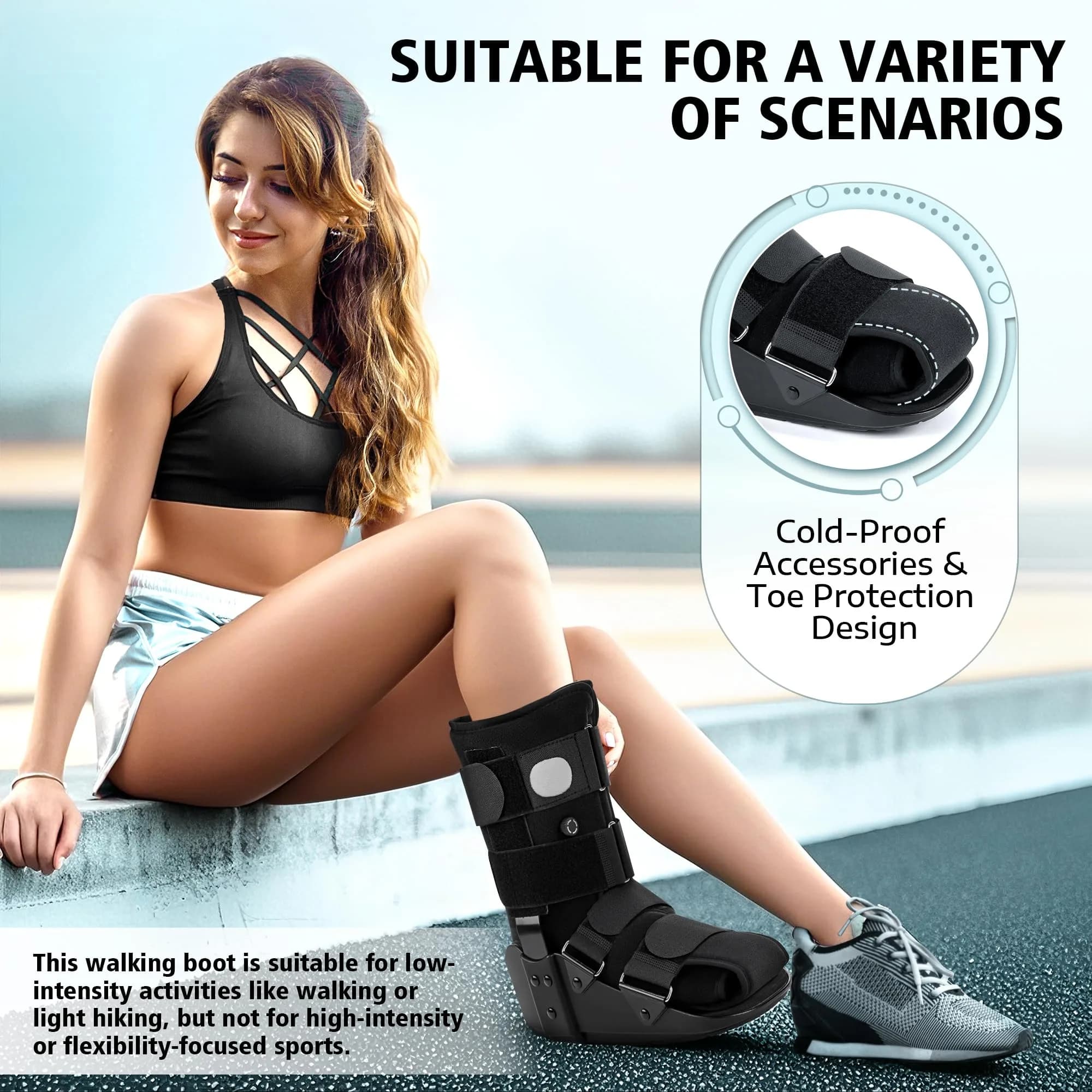 Medibot Walking Boot, Fracture Boot for Foot and Ankle | FDA Approved Medical Grade Orthopedic Brace - view 4