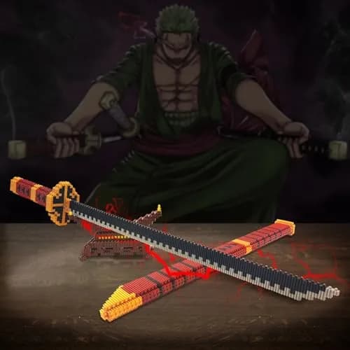 Beego Red Yamato Katana Sword Building Set 1270 Pieces | Educational STEM Toy for Teens & Adults thumbnail 6