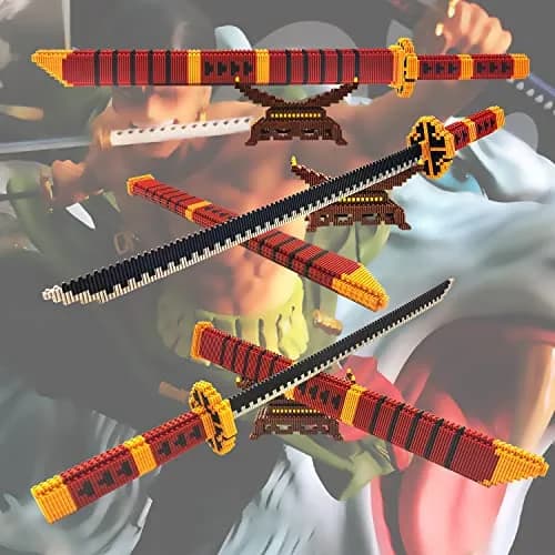 Beego Red Yamato Katana Sword Building Set 1270 Pieces | Educational STEM Toy for Teens & Adults thumbnail 8