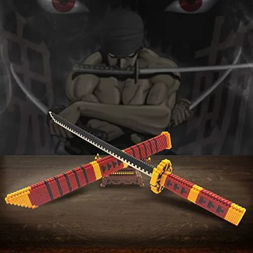 Beego Red Yamato Katana Sword Building Set 1270 Pieces | Educational STEM Toy for Teens & Adults thumbnail 2