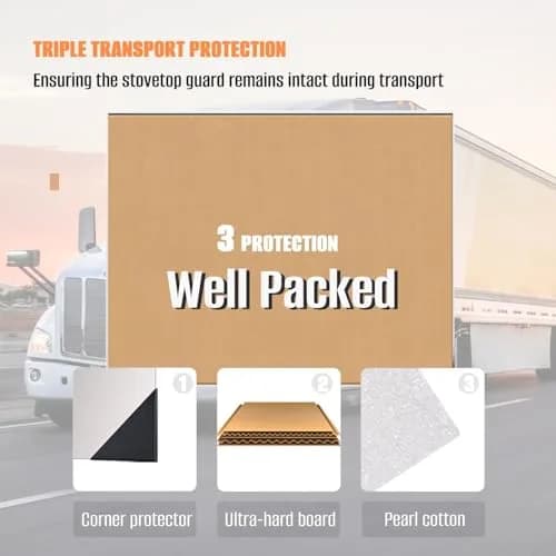 TUTU 30" x 12" Stainless Steel Stove Backsplash | Magnetic Wall Shield for Kitchens thumbnail 6