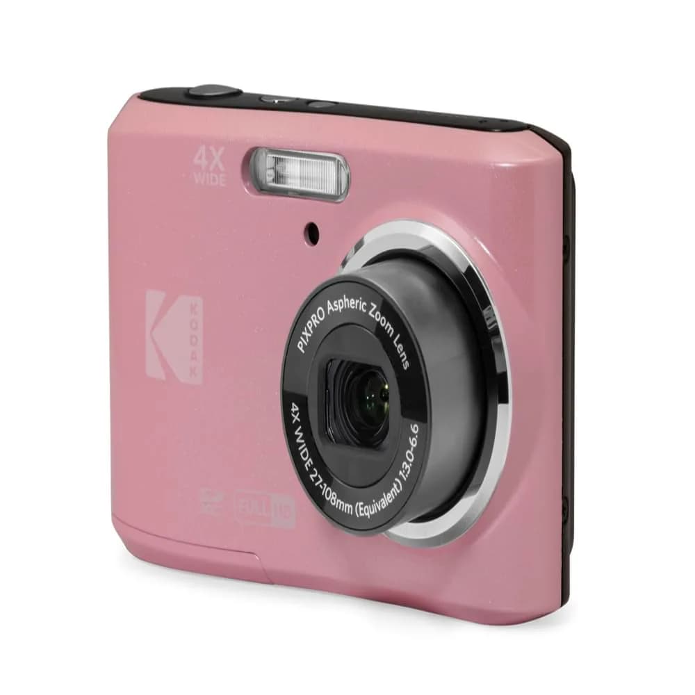 KODAK PIXPRO FZ45 Pink 16MP Compact Digital Camera with 4X Optical Zoom - main product image