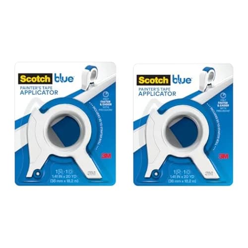 ScotchBlue Original Multi-Surface Painter's Tape Applicator 2 Pack with 1.41 Inch Tape | Applies Tape in One Continuous Strip, For Trim, Windows and Door Frames thumbnail 1