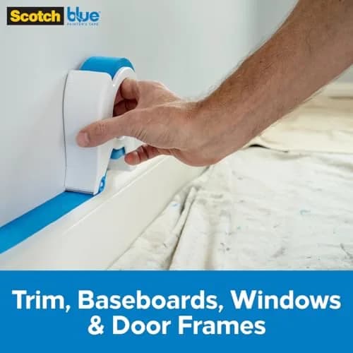 ScotchBlue Original Multi-Surface Painter's Tape Applicator 2 Pack with 1.41 Inch Tape | Applies Tape in One Continuous Strip, For Trim, Windows and Door Frames thumbnail 4