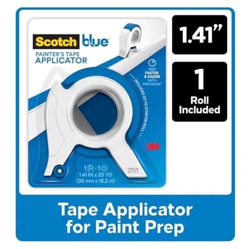 ScotchBlue Original Multi-Surface Painter's Tape Applicator 2 Pack with 1.41 Inch Tape | Applies Tape in One Continuous Strip, For Trim, Windows and Door Frames thumbnail 2