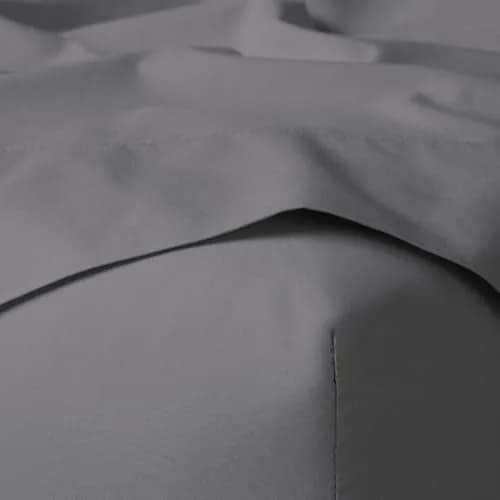Tuft & Needle Queen Supima Cotton Percale Sheet Set | Breathable & Soft 200TC, Gray Quill thumbnail 2