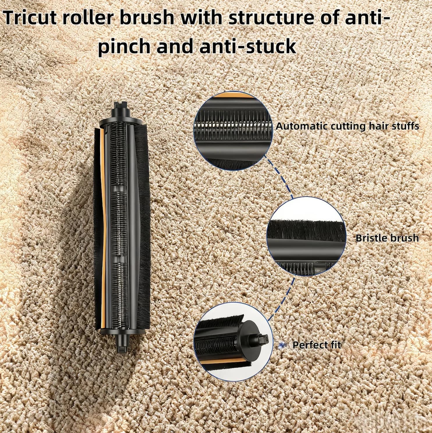 JoyBros 15-Piece Replacement Kit for Dreame X40 Ultra & L40 Ultra | Includes Tri-Cut Brush, HEPA Filters, Mop Pads - view 4