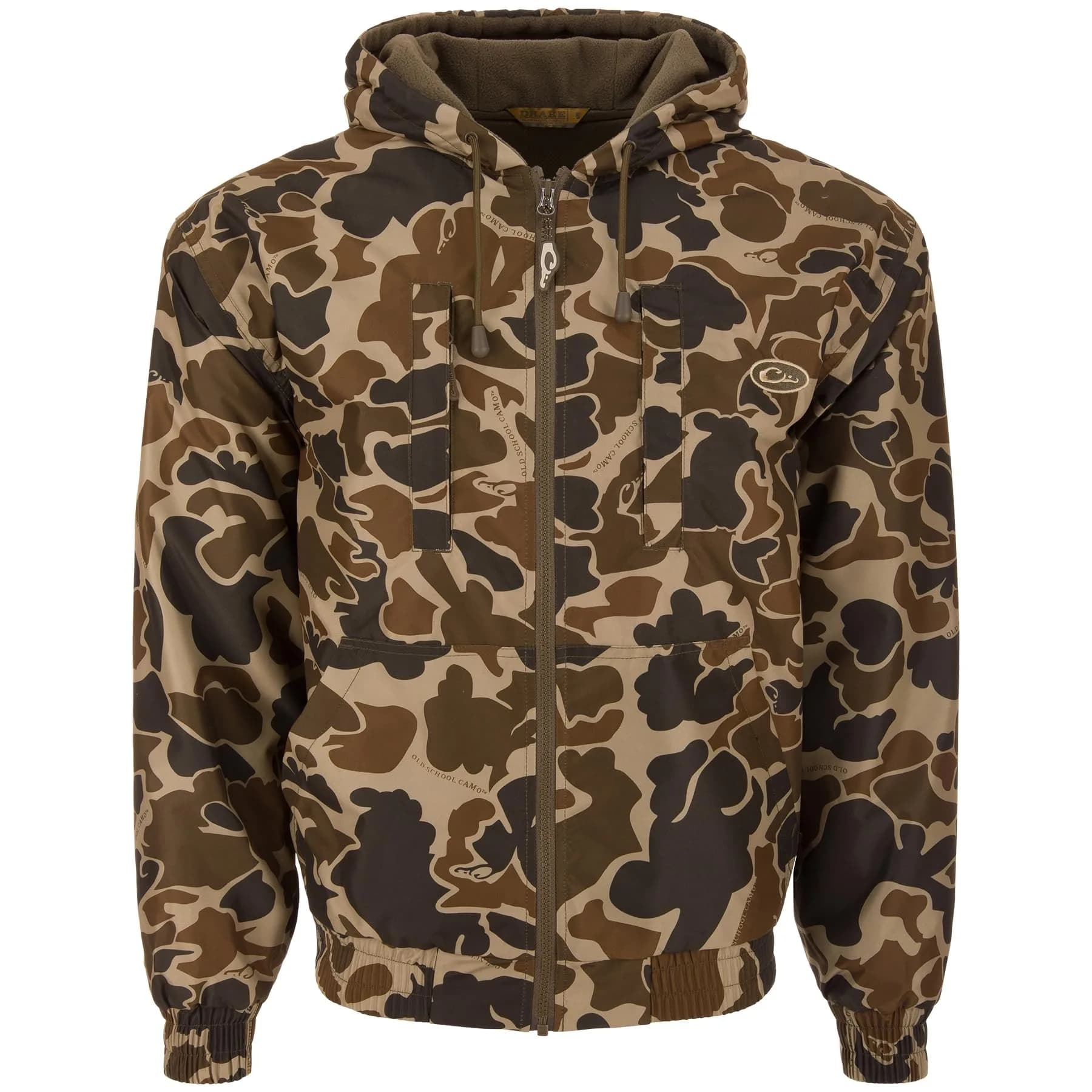Drake Waterfowl MST Waterproof Full Zip Hunting Jacket 3X-Large | Water-Resistant, Insulated, Durable — Old School