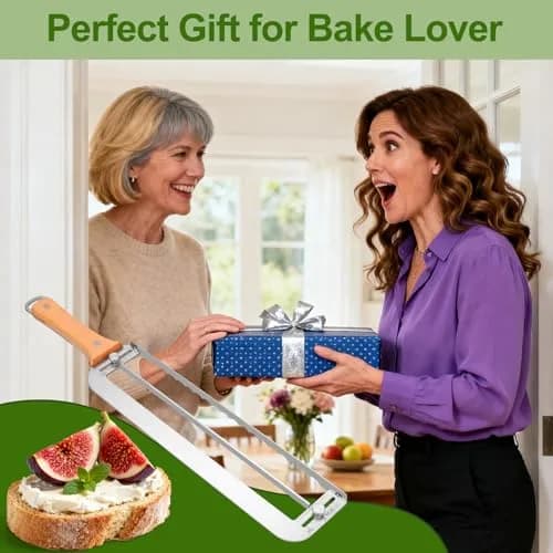 Solldgt Adjustable Bread Slicer 9" | Custom Thickness, Serrated Stainless Steel Blade thumbnail 8