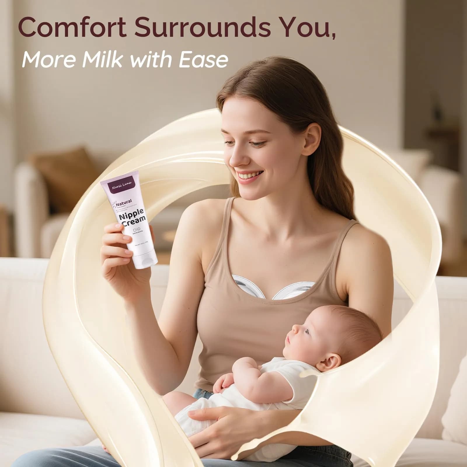Nursi Luna Flange Sizing Kit for 24mm Breast Pumps, 10PCS | IBCLC-Developed for Better Fit - view 4