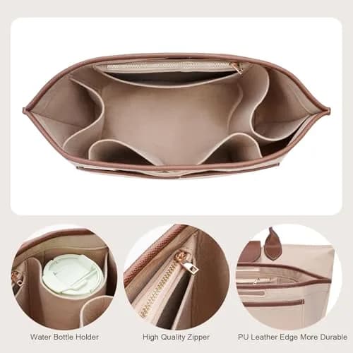 ZTUJO Premium Felt LongChamp Organizer Insert | Compatible with Longchamp Le Pliage Small & Xtra thumbnail 4