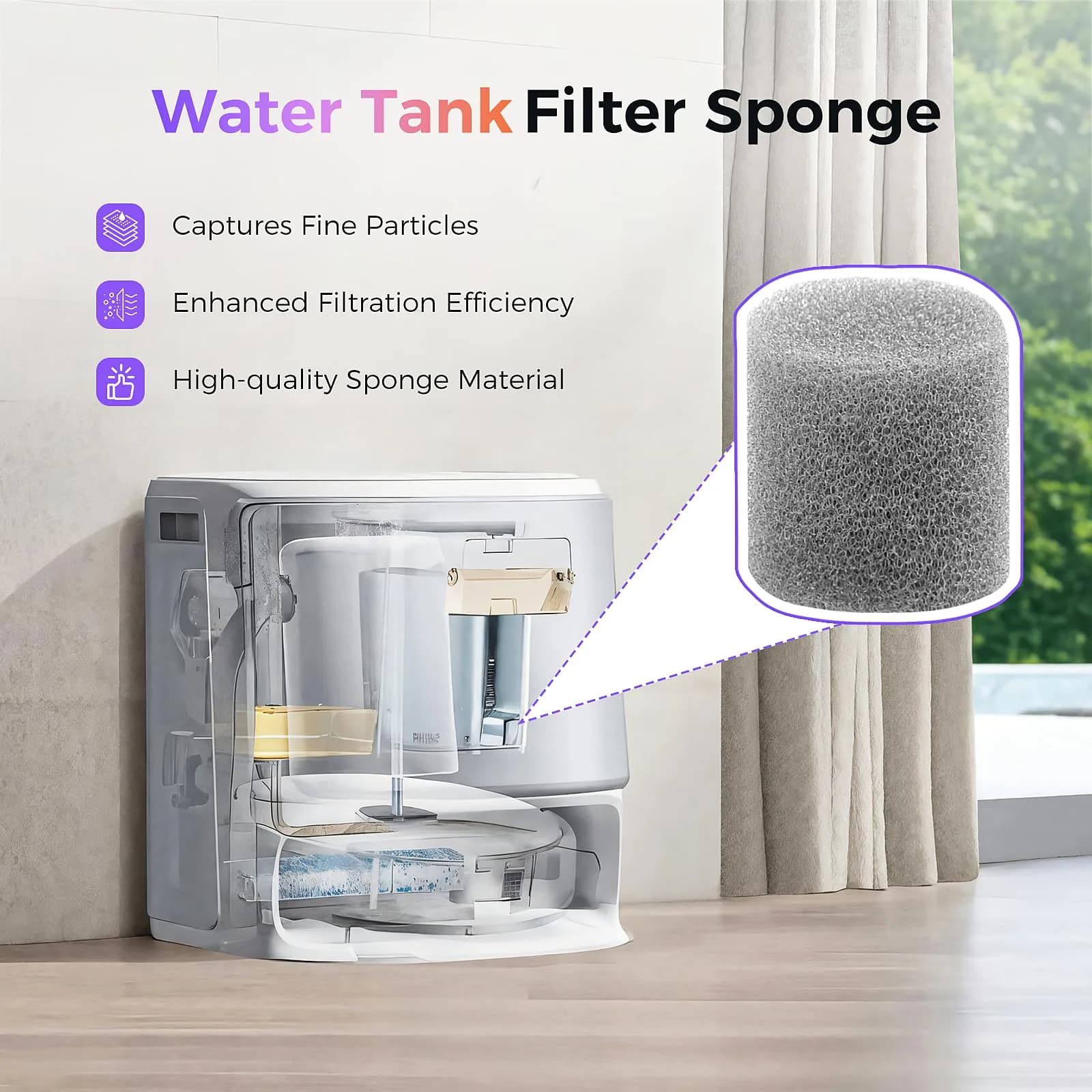 BTRSOLUS 16 Pcs Accessories Kit for NARWAL FLOW Robot Vacuum | Zero-Tangling Floating Brush, Dust Bags, Filters, Mops, Side Brushes, Sponge Filters, Clean Tool - view 8