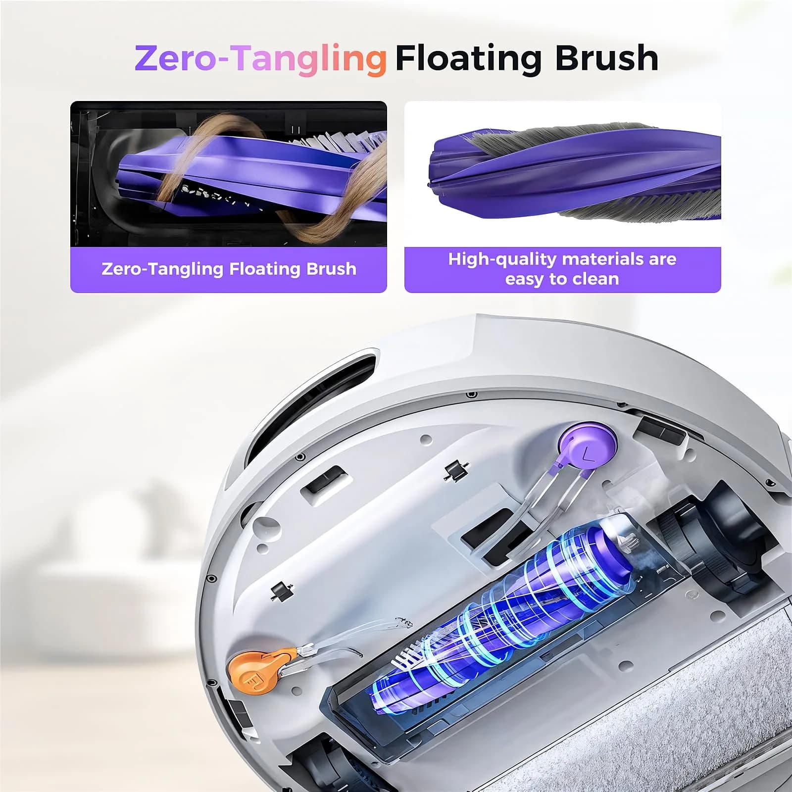 BTRSOLUS 16 Pcs Accessories Kit for NARWAL FLOW Robot Vacuum | Zero-Tangling Floating Brush, Dust Bags, Filters, Mops, Side Brushes, Sponge Filters, Clean Tool - view 3