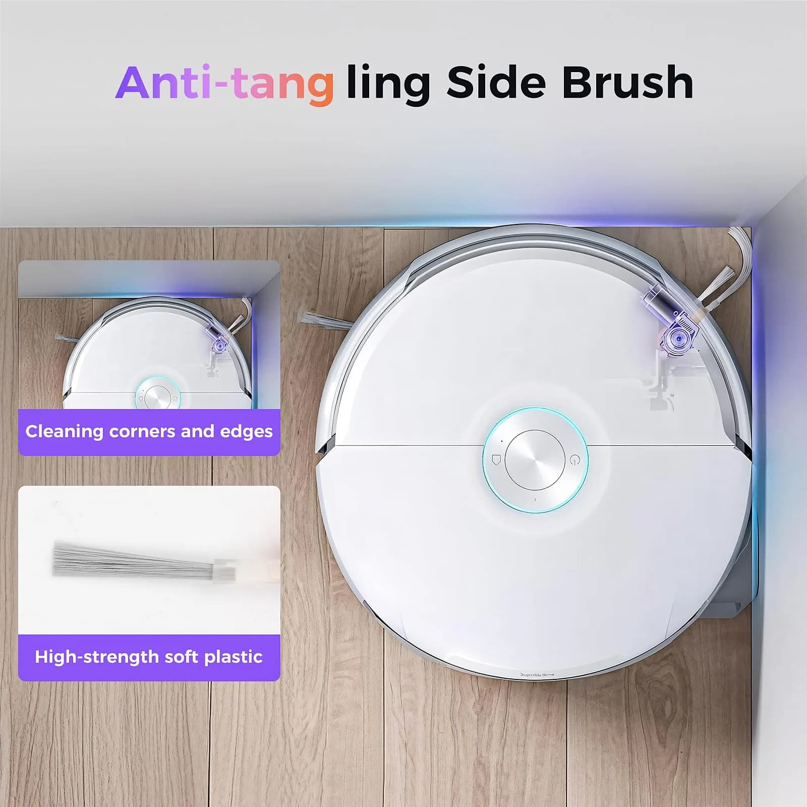 BTRSOLUS 16 Pcs Accessories Kit for NARWAL FLOW Robot Vacuum | Zero-Tangling Floating Brush, Dust Bags, Filters, Mops, Side Brushes, Sponge Filters, Clean Tool - view 4