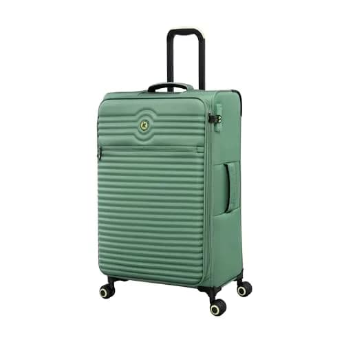 it luggage Circulator 28" Softside Checked Spinner | Expandable, 8 Wheel, Green thumbnail 1