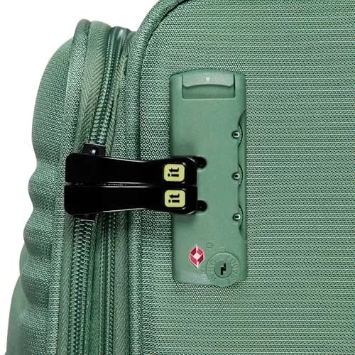 it luggage Circulator 28" Softside Checked Spinner | Expandable, 8 Wheel, Green thumbnail 3