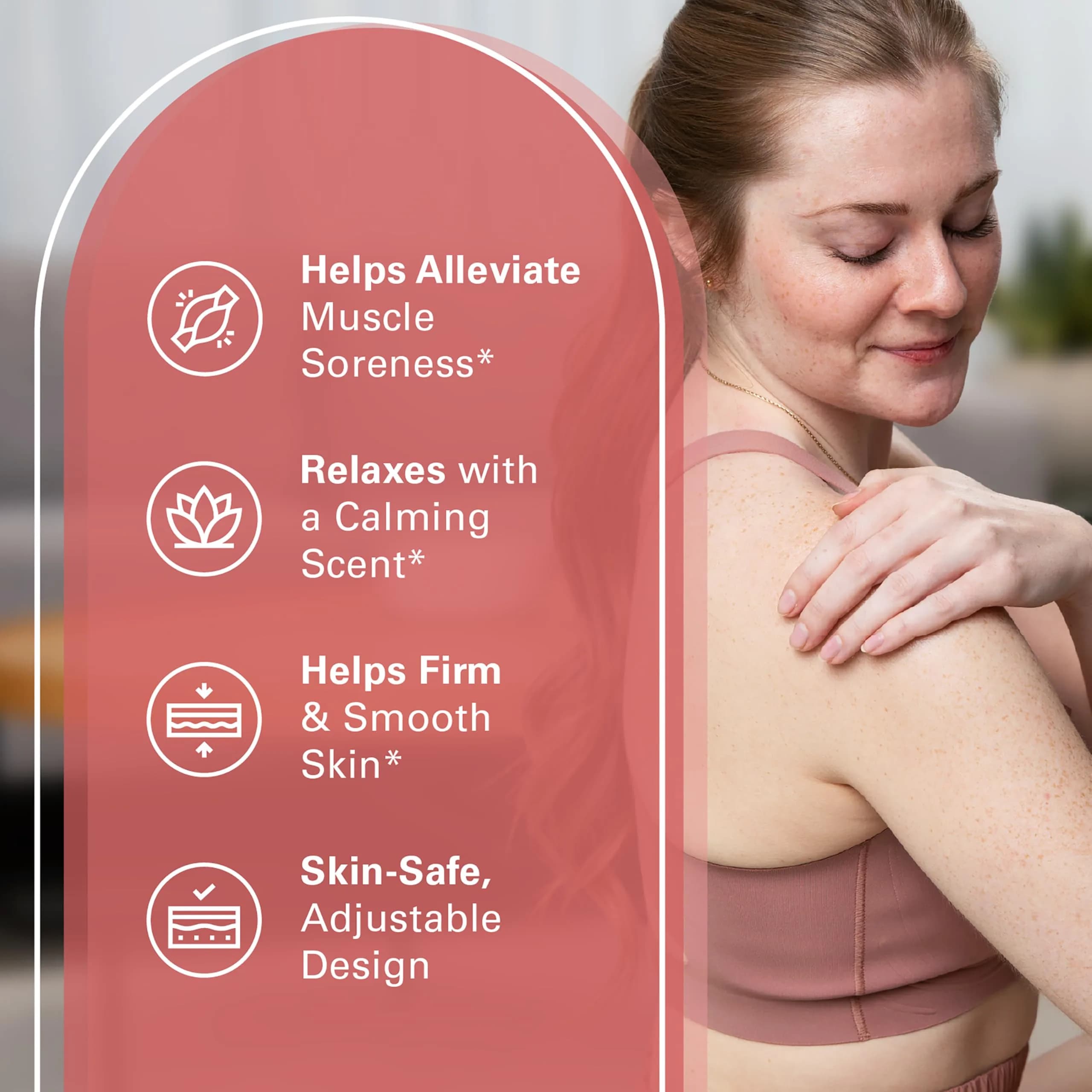 M3 Naturals Sore Muscle Massage Oil & Lymphatic Drainage Massager Kit 240ml (8 fl oz) | FDA Approved & Doctor Recommended - view 5