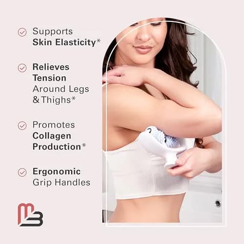 M3 Naturals Sore Muscle Massage Oil & Lymphatic Drainage Massager Kit 240ml (8 fl oz) | FDA Approved & Doctor Recommended thumbnail 3