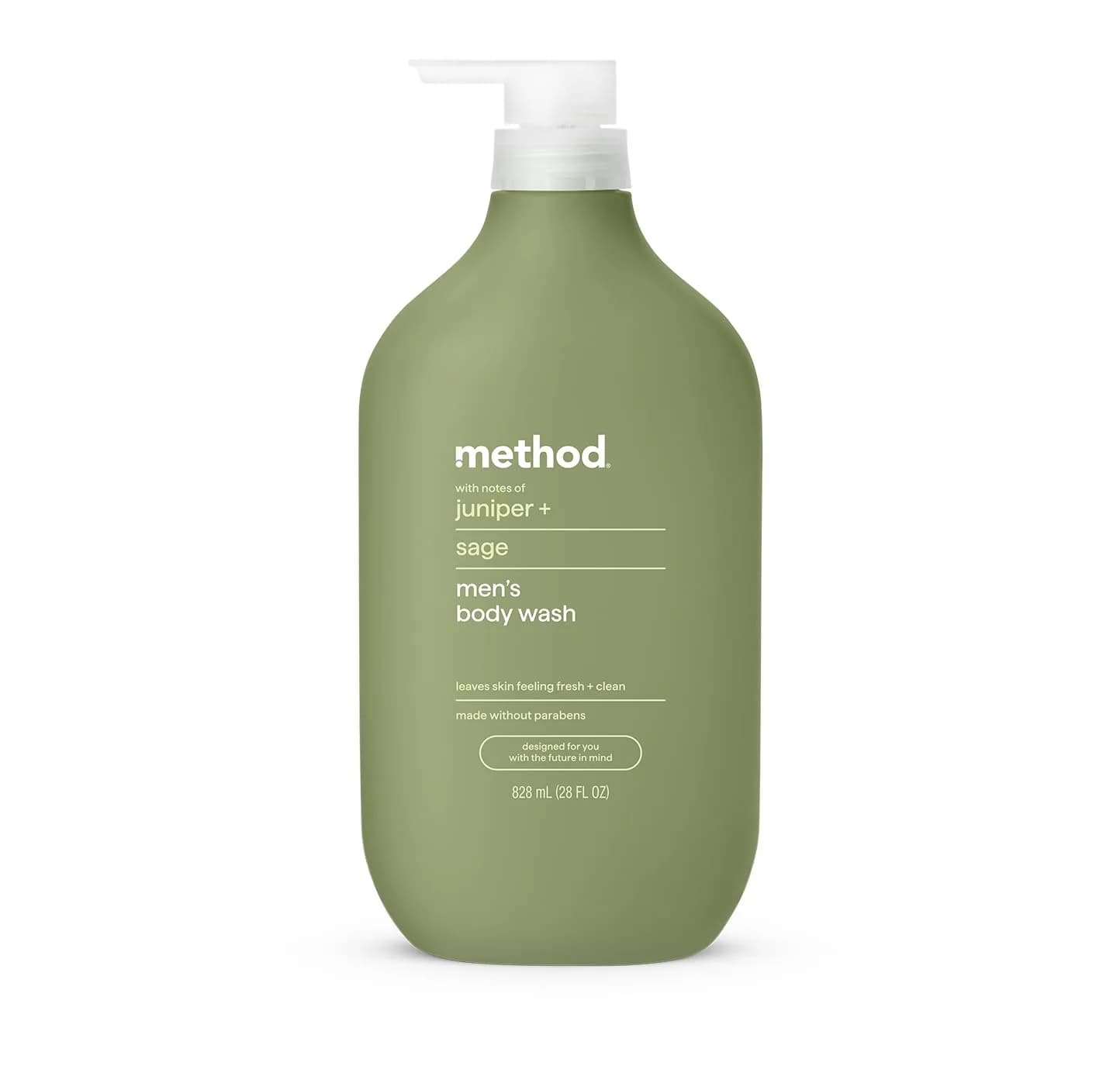 Method Men's Body Wash Sea + Surf Scent 828ml (28 fl oz) | Invigorating Cleanse for All Skin Types — Juniper n Sage