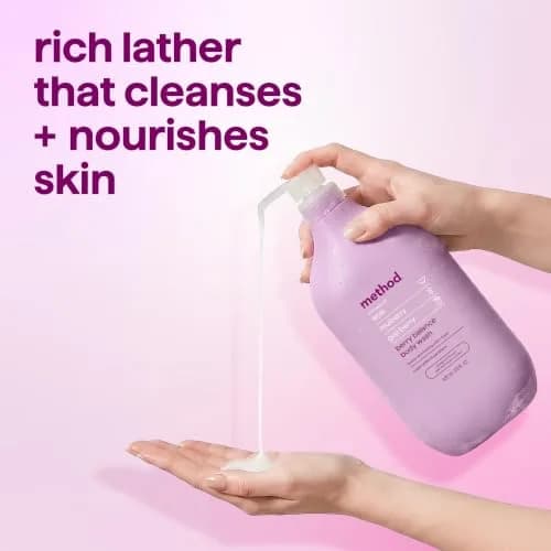 Method Berry Balance Body Wash 828ml (28 fl oz) | Cleanses & Refreshes Skin thumbnail 5