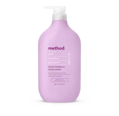 Method Berry Balance Body Wash 828ml (28 fl oz) | Cleanses & Refreshes Skin thumbnail 1
