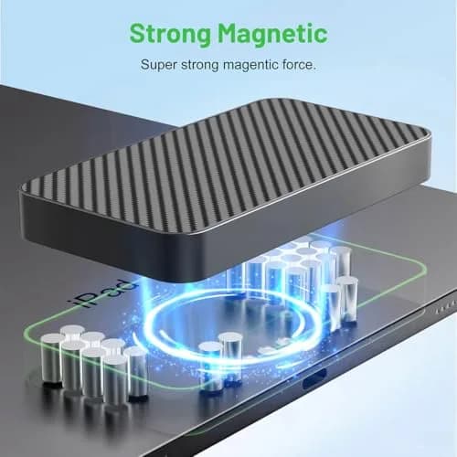 KOOVIVA Magnetic Wireless Charger for iPad Pro 11-inch M4/M5 (2024/2025) | 18W Fast Charging Smart Connector Pad thumbnail 8