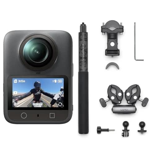 DJI Osmo 360 Motorcycle Multi-POV Combo | 8K 360° Action Camera Waterproof thumbnail 1