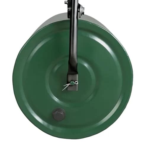 Outvita Lawn Roller, 13 Gallons | Water & Sand Filled, Steel Drum, Green & Black thumbnail 2