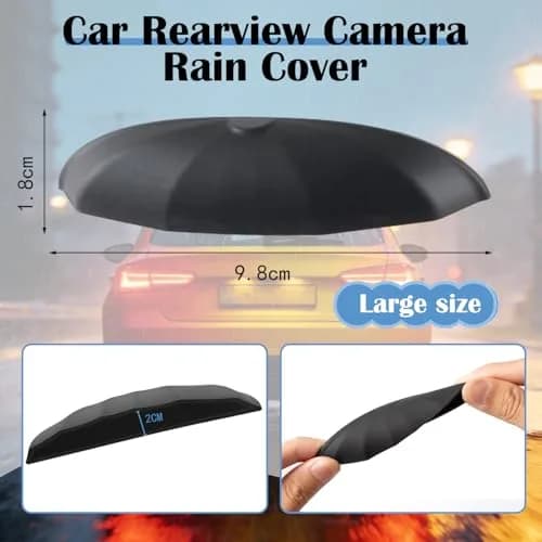 TFNBNG Rear Camera Rain Cover Waterproof Silicone | Heavy Rain Protection & Easy Install thumbnail 7