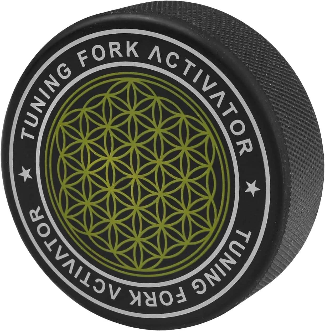 Bysameyee Universal Rubber Tuning Fork Activator with Flower of Life Pattern | 200g (0.44 lb) - main product image