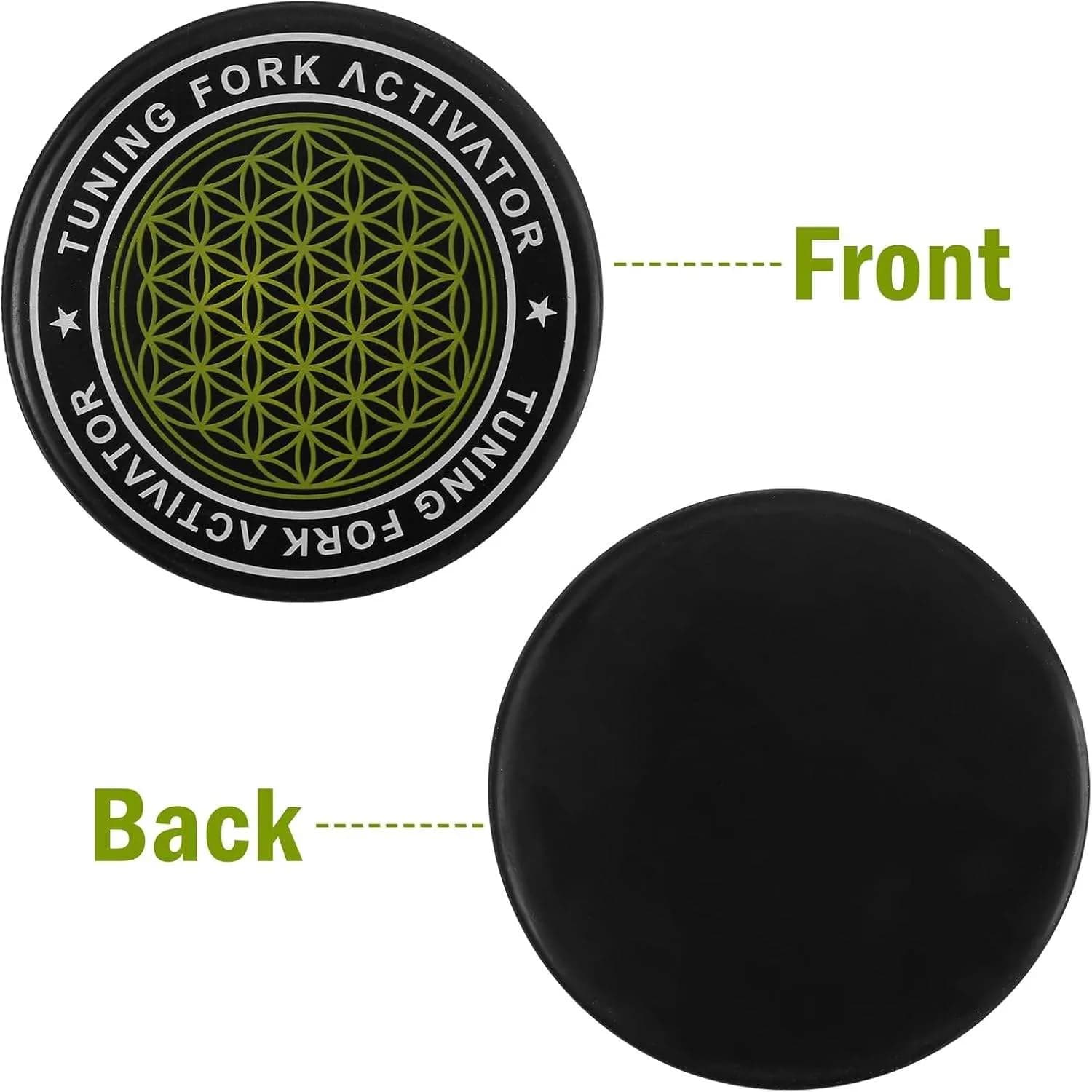Bysameyee Universal Rubber Tuning Fork Activator with Flower of Life Pattern | 200g (0.44 lb) - view 3