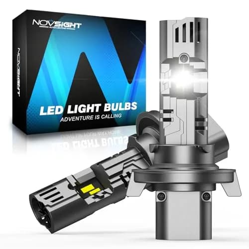 NOVSIGHT H13 Fog Light Bulbs 62,000LM 6500K | Ultra Bright, 50,000 Hours Lifespan, Waterproof, 2-Pack thumbnail 1