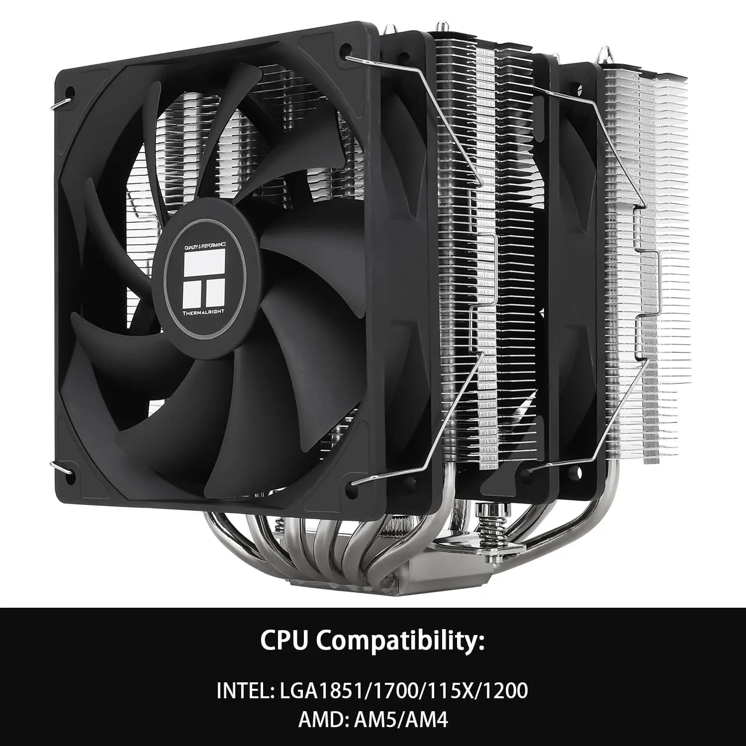 Thermalright Peerless Assassin 120 SE EXTREM CPU Air Cooler | 154mm Height, Dual 120mm PWM Fans, AM5/AM4, LGA1700 - view 3
