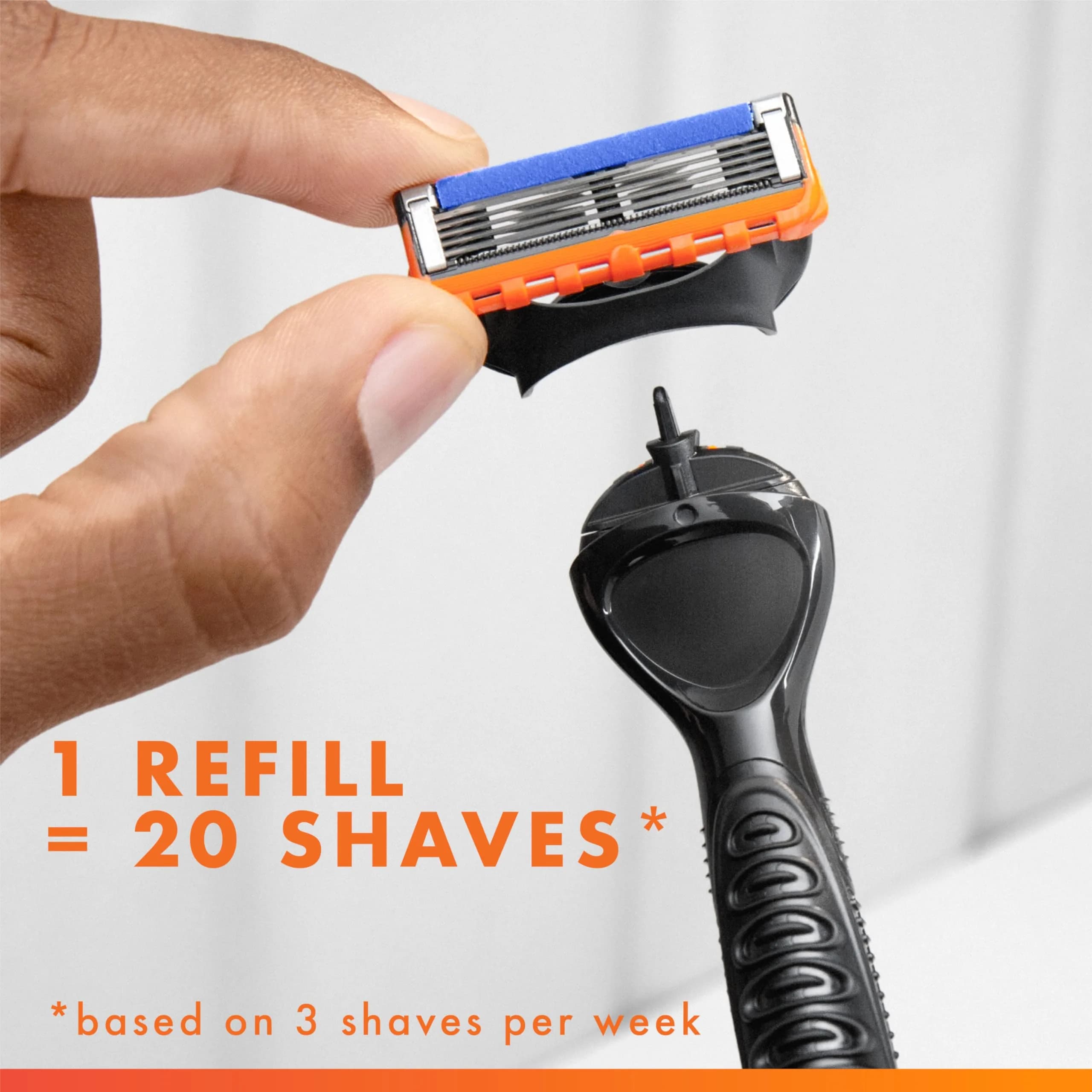 Gillette Fusion5 Power 5-Blade Razor Refills for Men, 6 Count | Precision Trimmer for Easy Styling - view 3