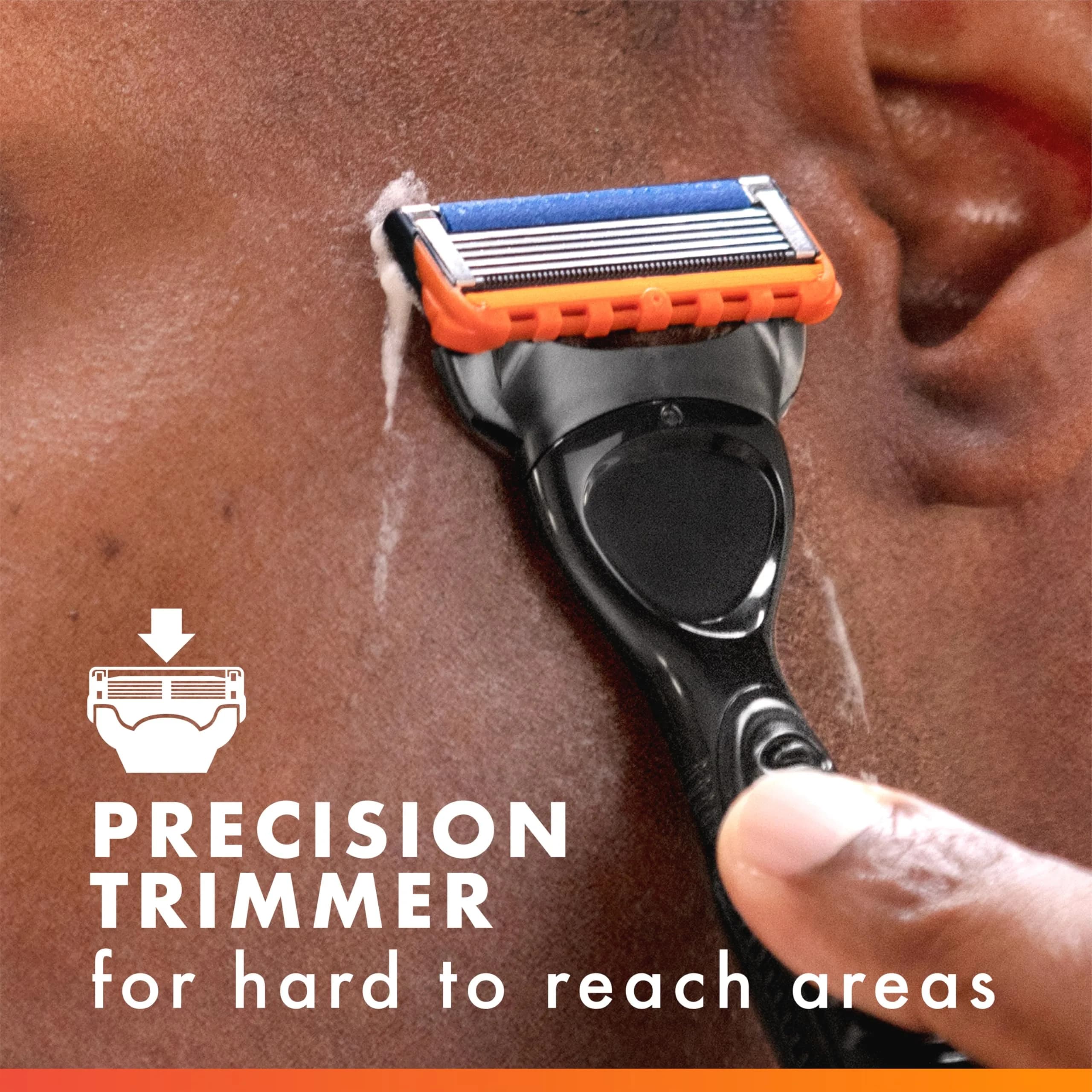 Gillette Fusion5 Power 5-Blade Razor Refills for Men, 6 Count | Precision Trimmer for Easy Styling - view 6