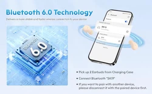 GreatQIQI Sleep Earbuds Small & Feather-Light Bluetooth 5.4 for Side Sleepers thumbnail 7