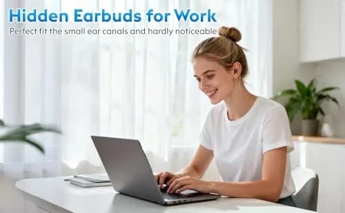 GreatQIQI Mini Sleep Earbuds Bluetooth 6.0 Small & Invisible for Side Sleepers thumbnail 3