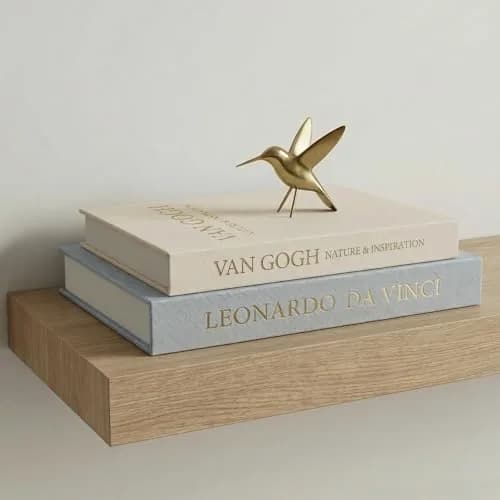 Inoostar Decorative Linen Book Boxes Set of 2 | 28cm (11") & 25cm (9.88") | Grey & Beige thumbnail 1