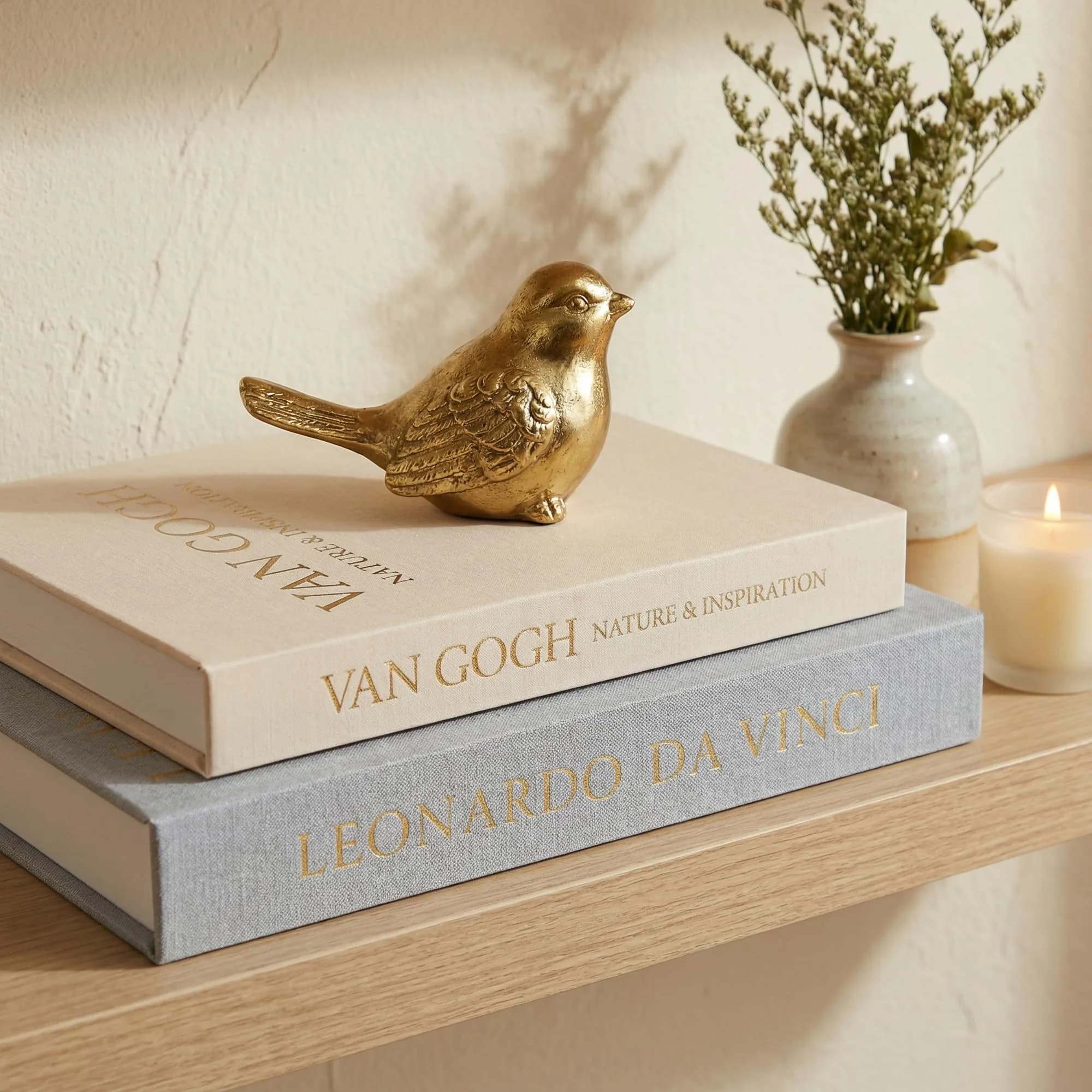 Inoostar Decorative Linen Book Boxes Set of 2 | 28cm (11") & 25cm (9.88") | Grey & Beige - view 4
