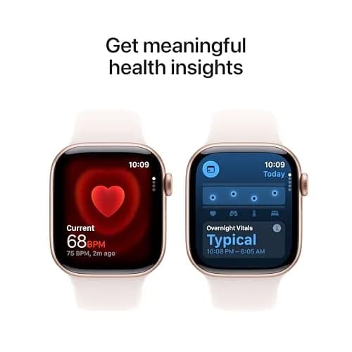 Apple Watch Series 11 GPS 46mm Rose Gold Aluminum Case with Light Blush Sport Band | Health & Fitness Tracking thumbnail 5