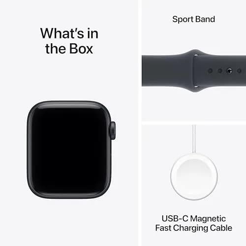 Apple Watch SE 3 GPS + Cellular 40mm Midnight Aluminum Case with Midnight Sport Band S/M | Health, Fitness, Safety Tracker thumbnail 6