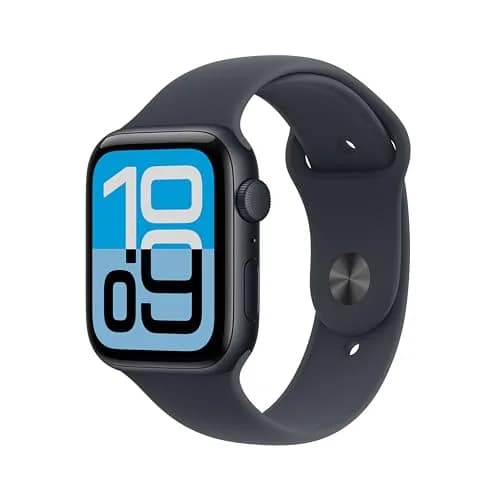 Apple Watch SE 3 GPS 44mm Smartwatch Midnight Aluminum Case Midnight Sport Band | Health Fitness Sleep Trackers - main product image
