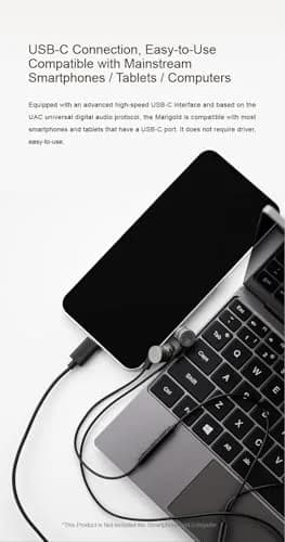 Moondrop Marigold USB-C in-Ear Earphone DSP Built-in 32Bit/384kHz Sound Card | High-Resolution Audio thumbnail 12
