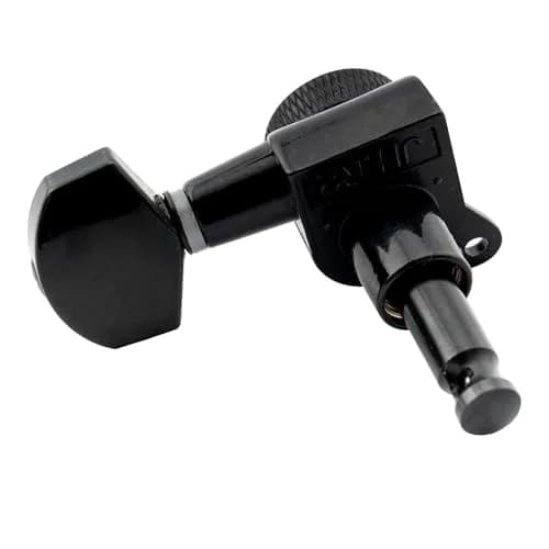 Musiclily Pro Single Locking Bass Tuning Peg 15:1 Ratio for Strat Tele Electric Guitar, Black | Sealed Die-Cast Zinc Alloy thumbnail 5
