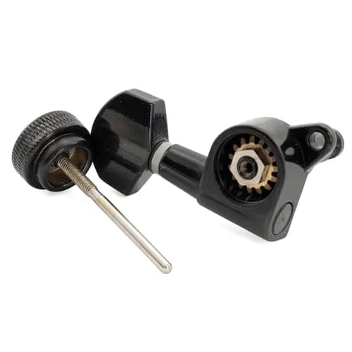 Musiclily Pro Single Locking Bass Tuning Peg 15:1 Ratio for Strat Tele Electric Guitar, Black | Sealed Die-Cast Zinc Alloy thumbnail 6