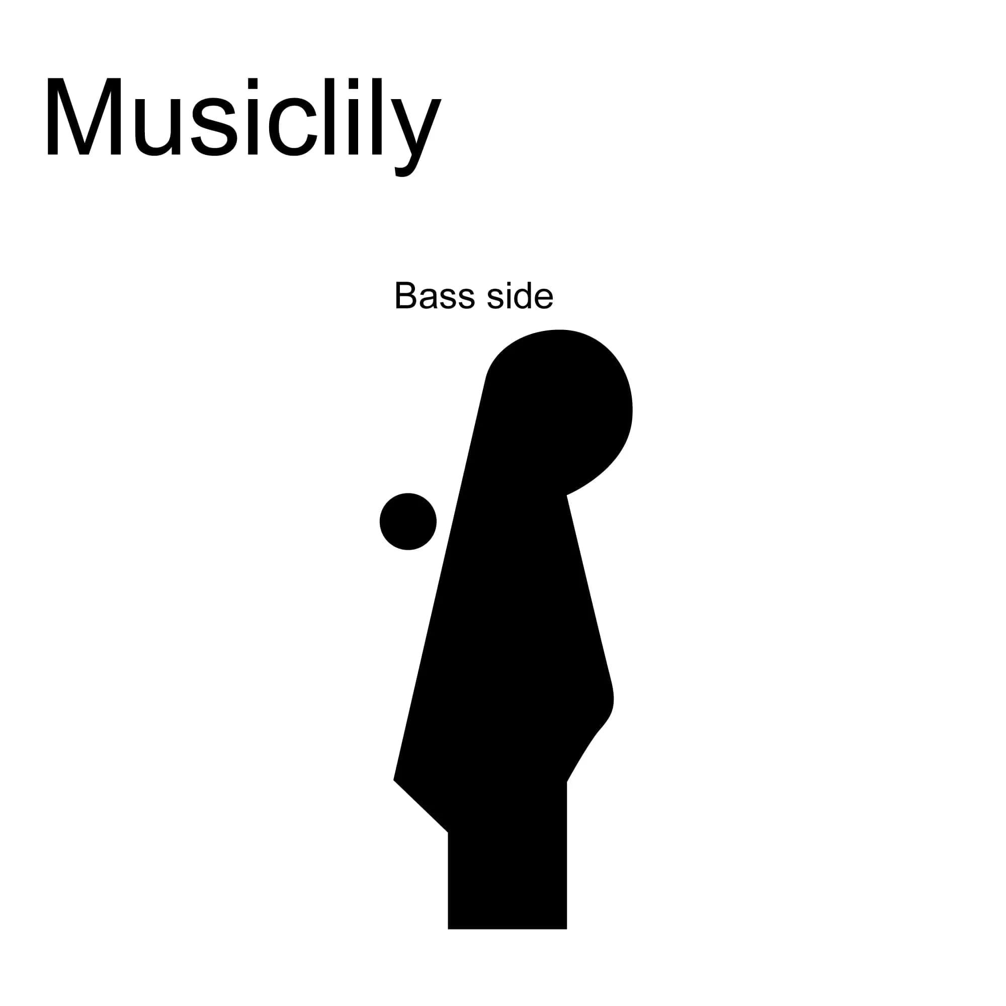 Musiclily Pro R15J Single R Chrome Bass Side Locking Tuner | 10mm Peg Hole | 15:1 Ratio Nickel - view 3