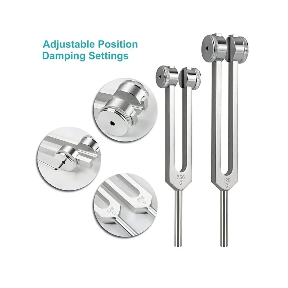 Bysameyee Professional Healing Tuning Fork Set 370g (0.82lb) | Sound Therapy, Meditation & Frequency Healing - view 5