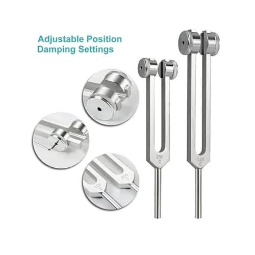 Bysameyee Professional Healing Tuning Fork Set 370g (0.82lb) | Sound Therapy, Meditation & Frequency Healing thumbnail 5