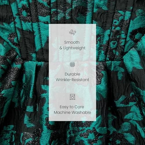 Lulus Ayla Jacquard Women's Cocktail Mini Dress, Emerald, Small | Elegant holiday party attire with supportive bustier design thumbnail 3