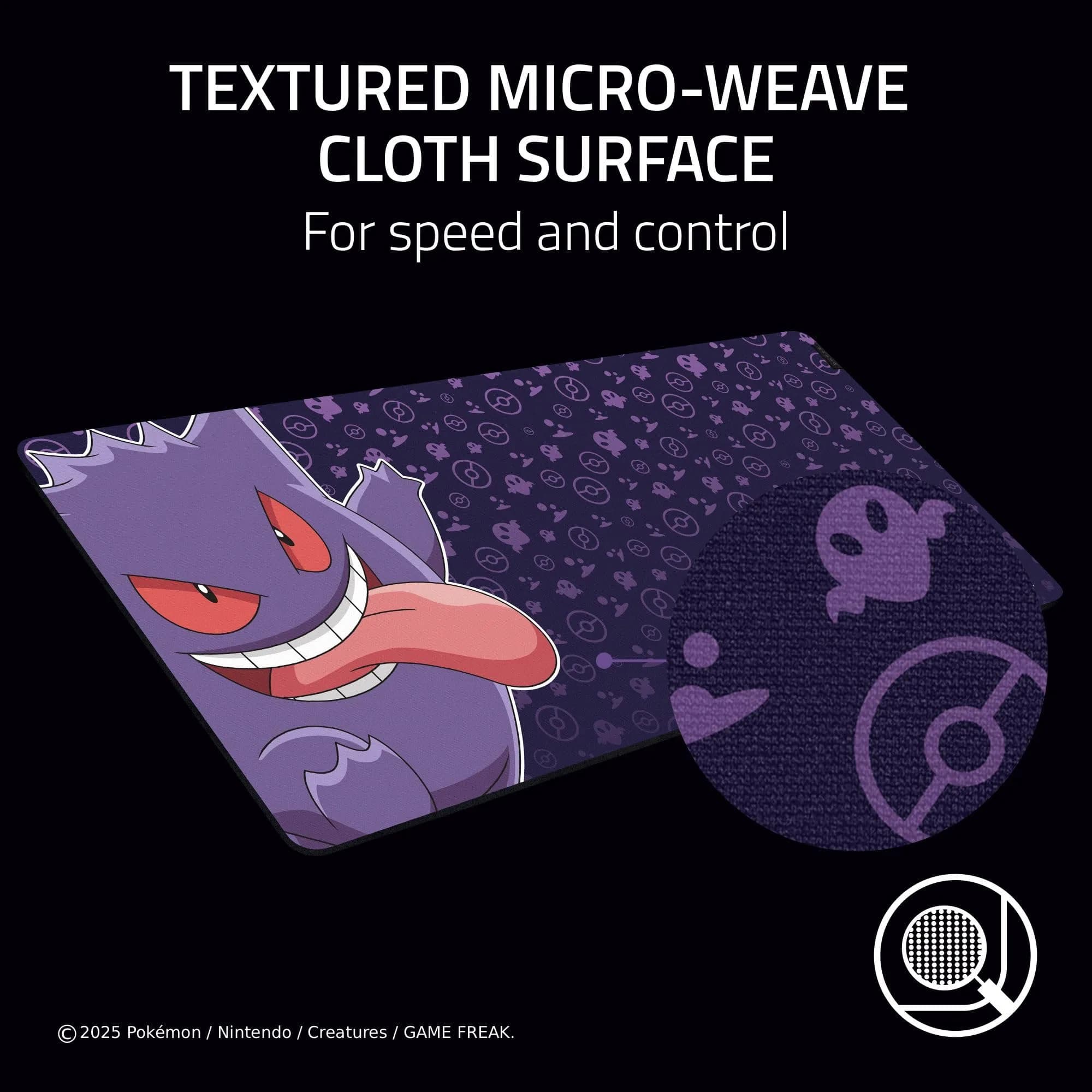 Razer Gigantus V2 XXL Gaming Mouse Pad, Gengar Edition | Officially Licensed Pokémon - view 2